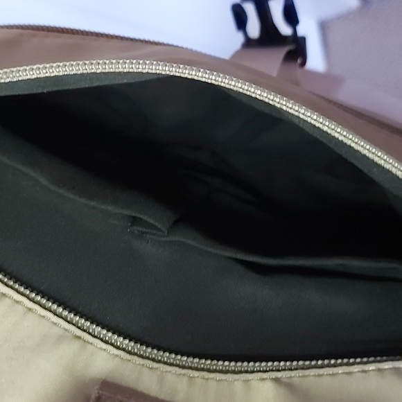 Gold trim nylon belt/cross body bag/clutch - Picture 9 of 16